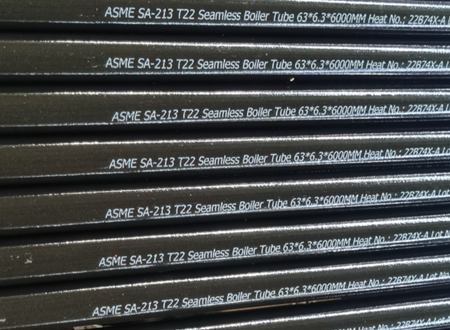 ASTM A213 ASME SA213 T22 Seamless Alloy-Steel Boiler Tubes