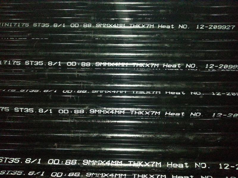 DIN 17175 St35.8 Seamless Steel Tubes